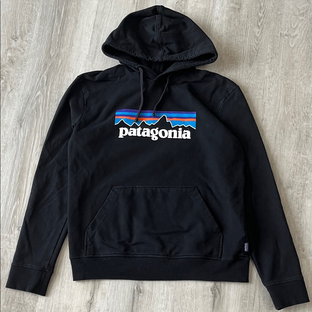 Patagonia Uprisal P-6 Logo Hoodie Sweatshirt Mens M Fleece Pullover Streetwear - Picture 2 of 11